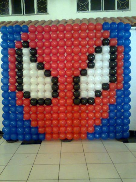 painel de bexigas